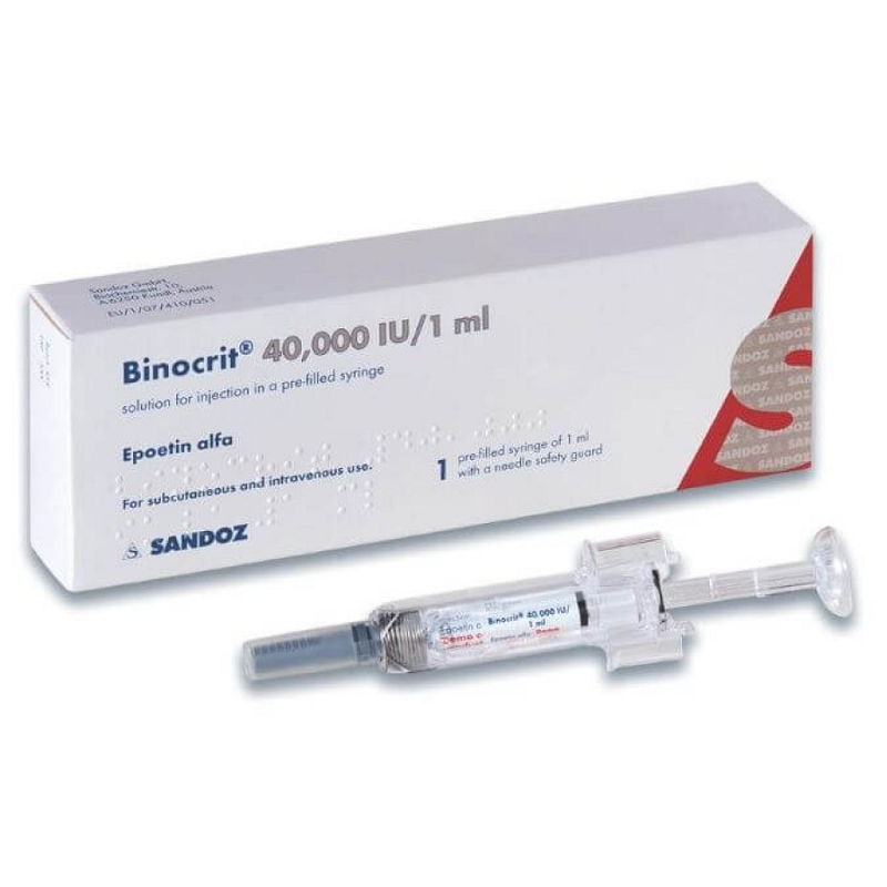 Бінокрит р-н д/ін. 40000 МО шприц 1 мл №1